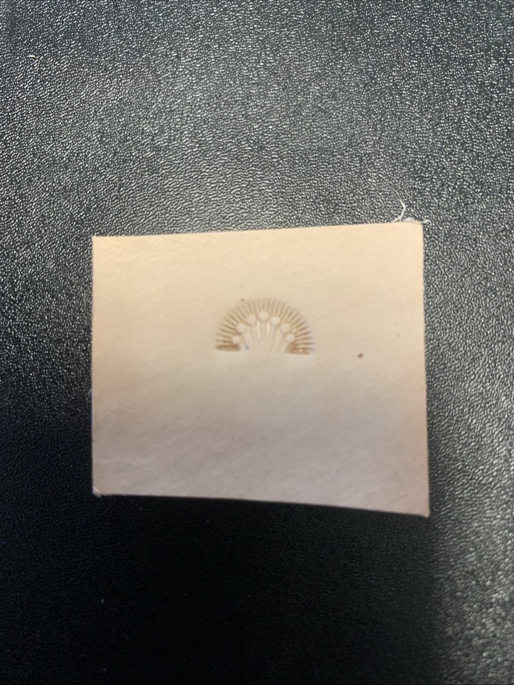 Burst Camouflage Leather Stamp