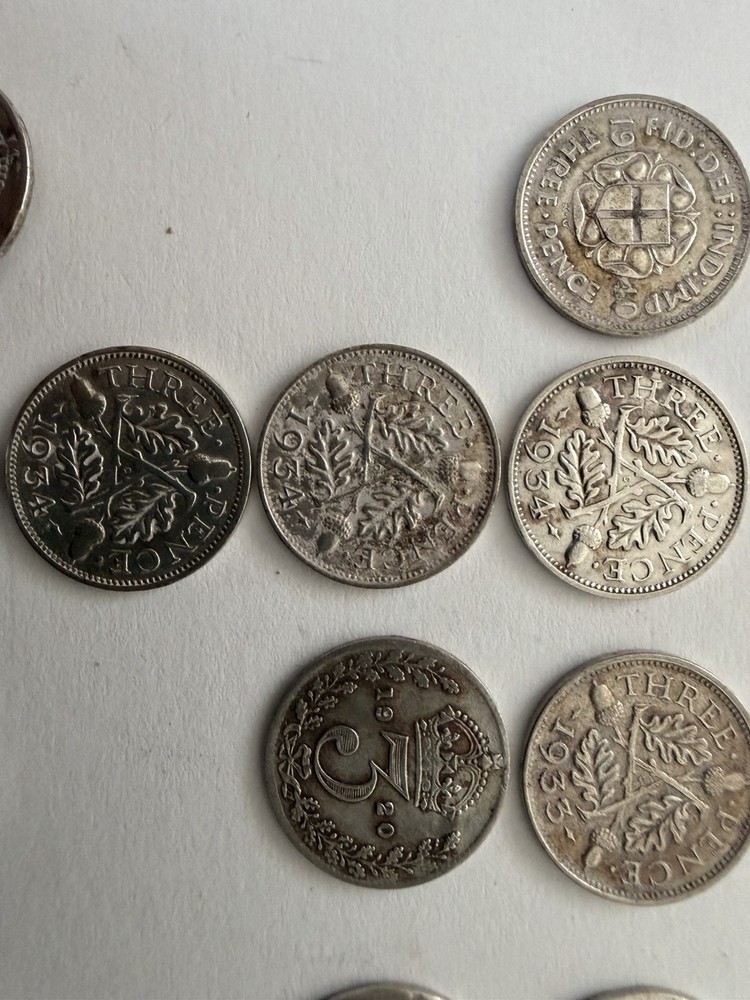 16 Silver 3 Pence’s
