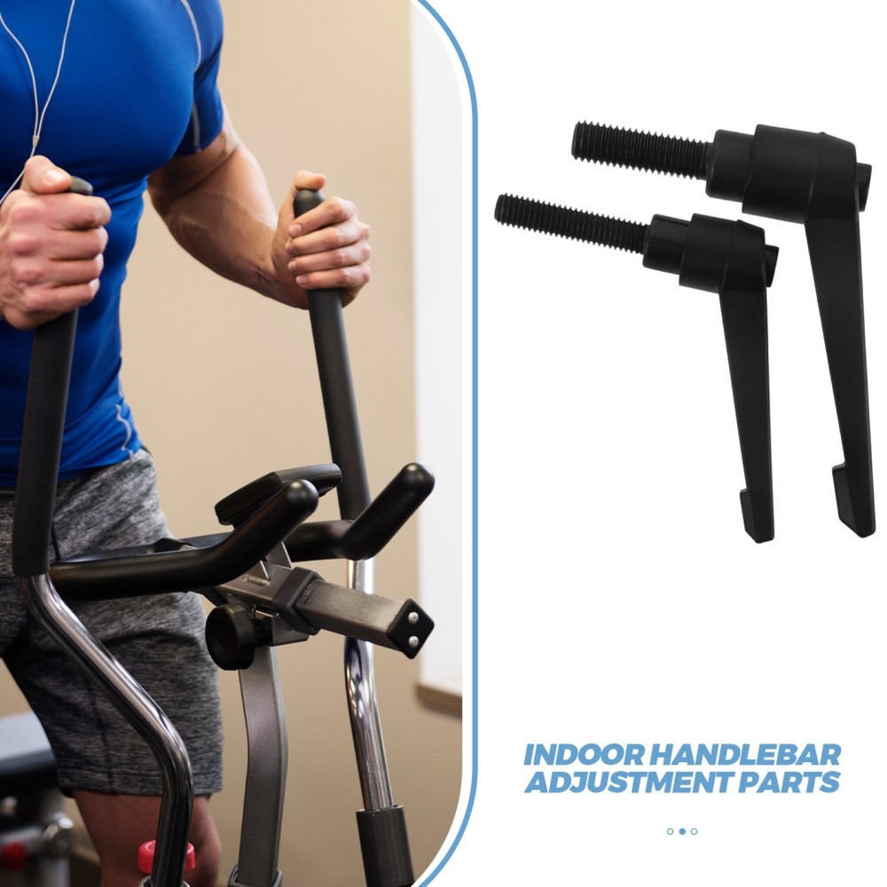 2 Pcs Exercise Bike Handle Adjustment Adjustable Handlebar Screw for