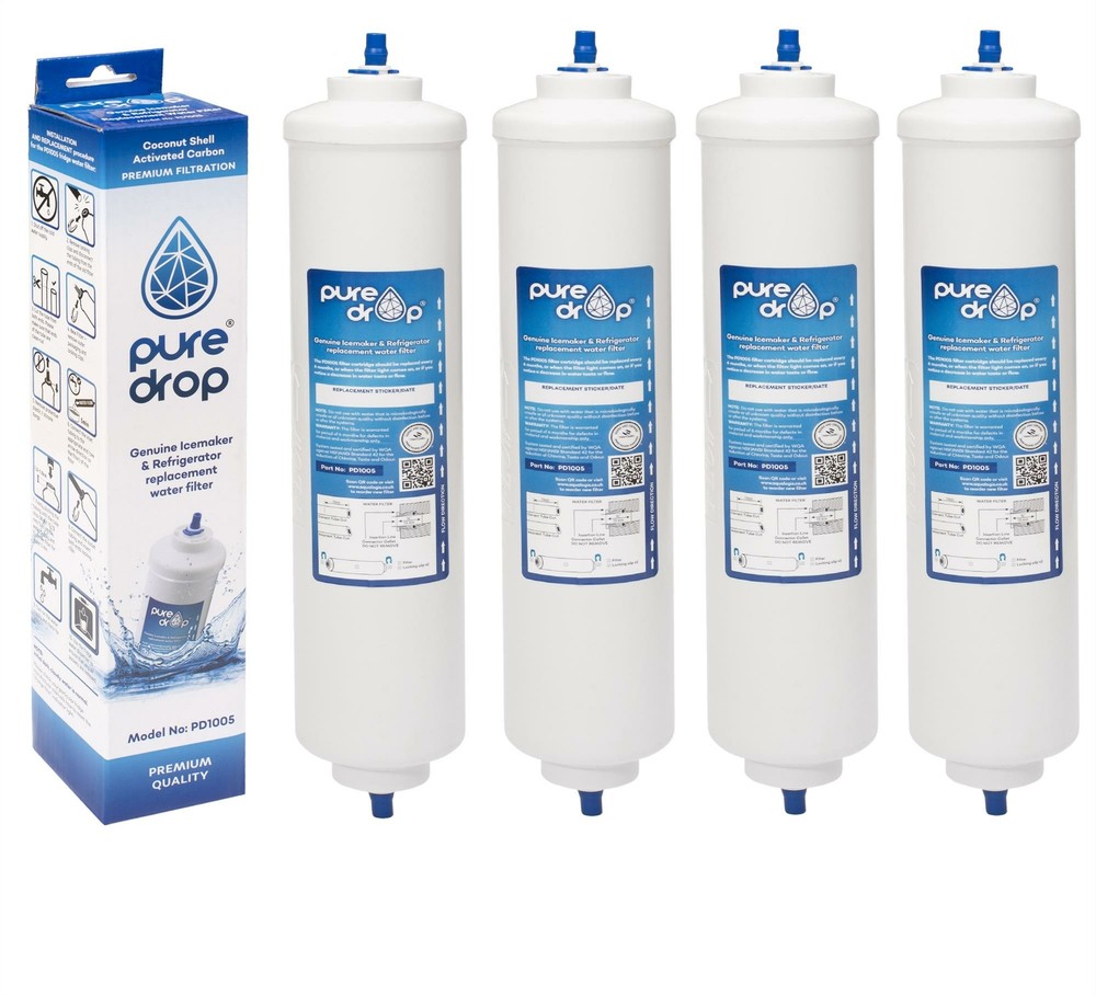 4x Compatible Filter For Samsung DA29-10105J HAFEX/EXP Fridge Water Filter
