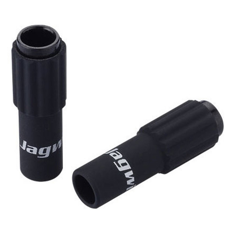 Jagwire Inline Cable Tension Adjuster Titanium Single (1) Black Derailleur 4mm