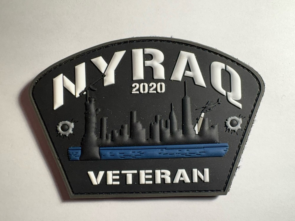 NYRAQ Police Patch ~ 3D Rubber Patch