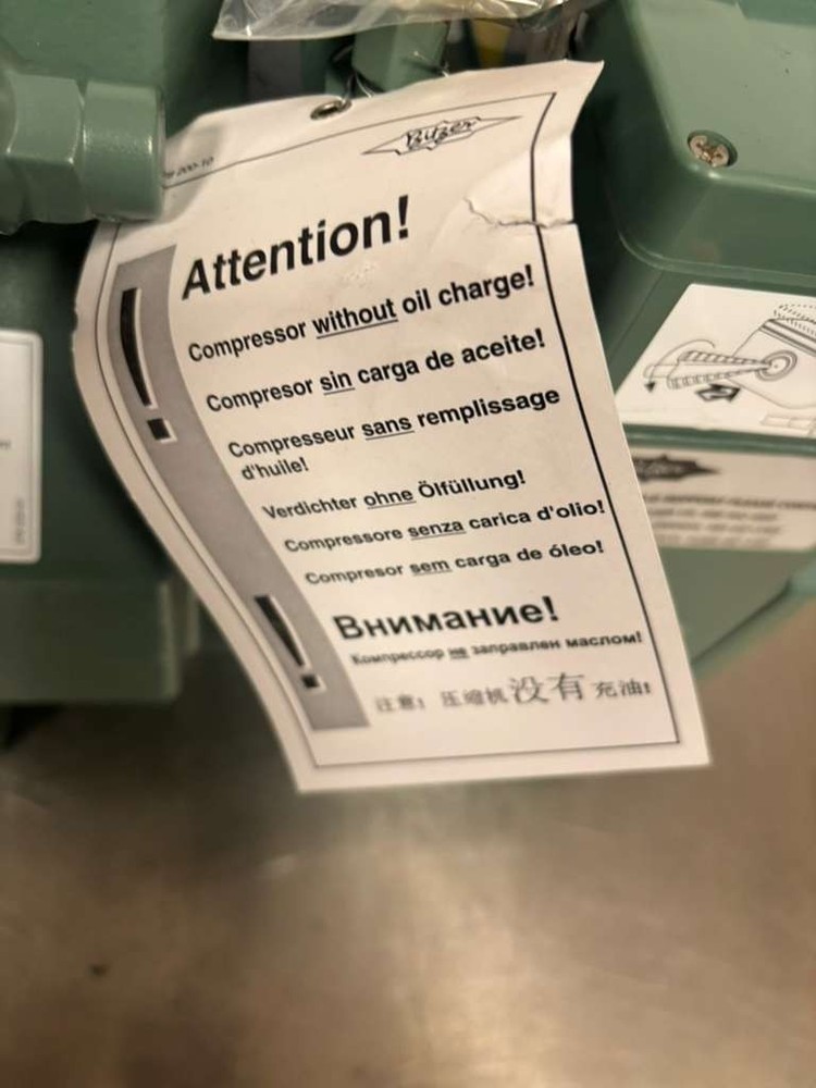 Bitzer compressor 2JES-07- 4SU Open Box