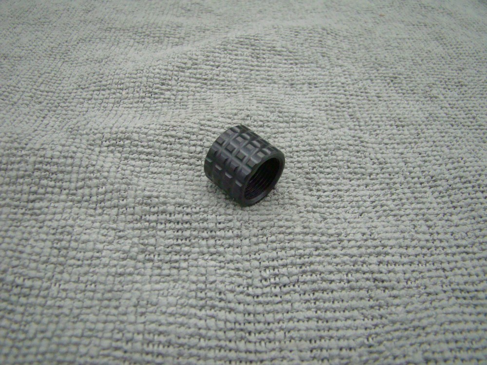 Thread protector Black Grenade pattern 1/2" .500 long Made in the USA