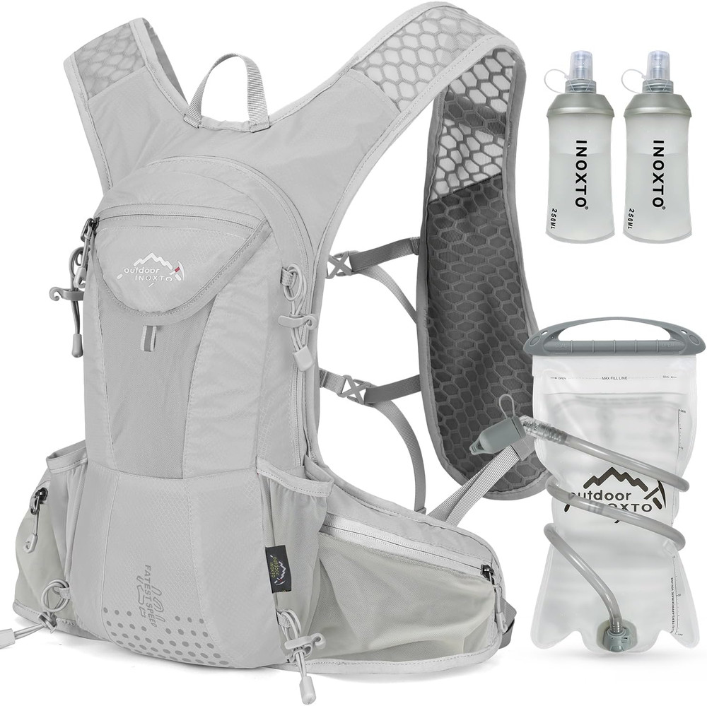 IX INOXTO Hydration Pack Backpack, Lightweight Water Backpack with 2L Hydration