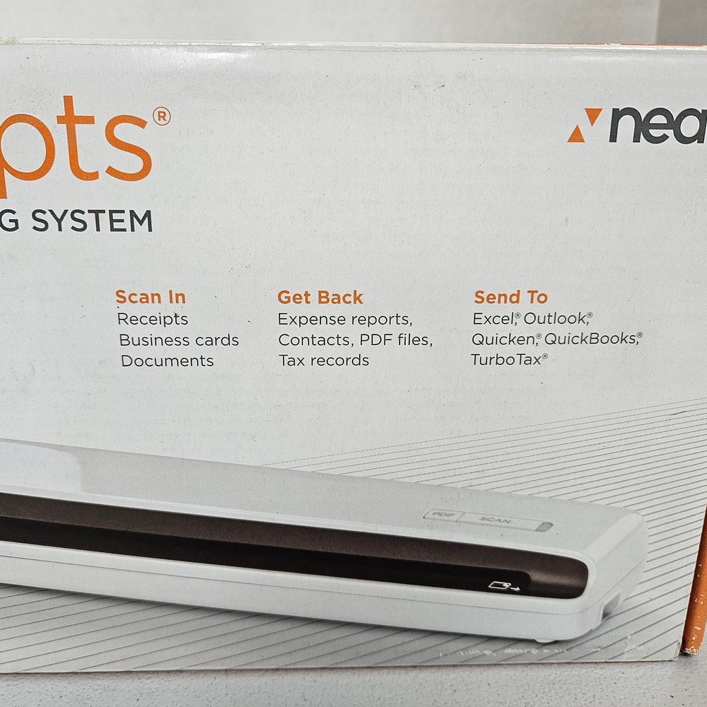NeatReceipts Mobile Document Scanner & Digital FILE System NOB READ DESCRIPTION