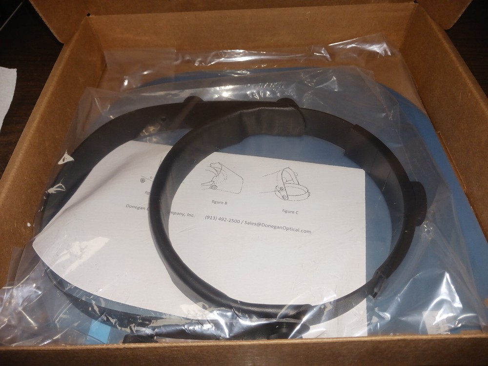 Donegan VS R1Z PPE Face Shield & Adjustable Headband **NEW IN BOX**