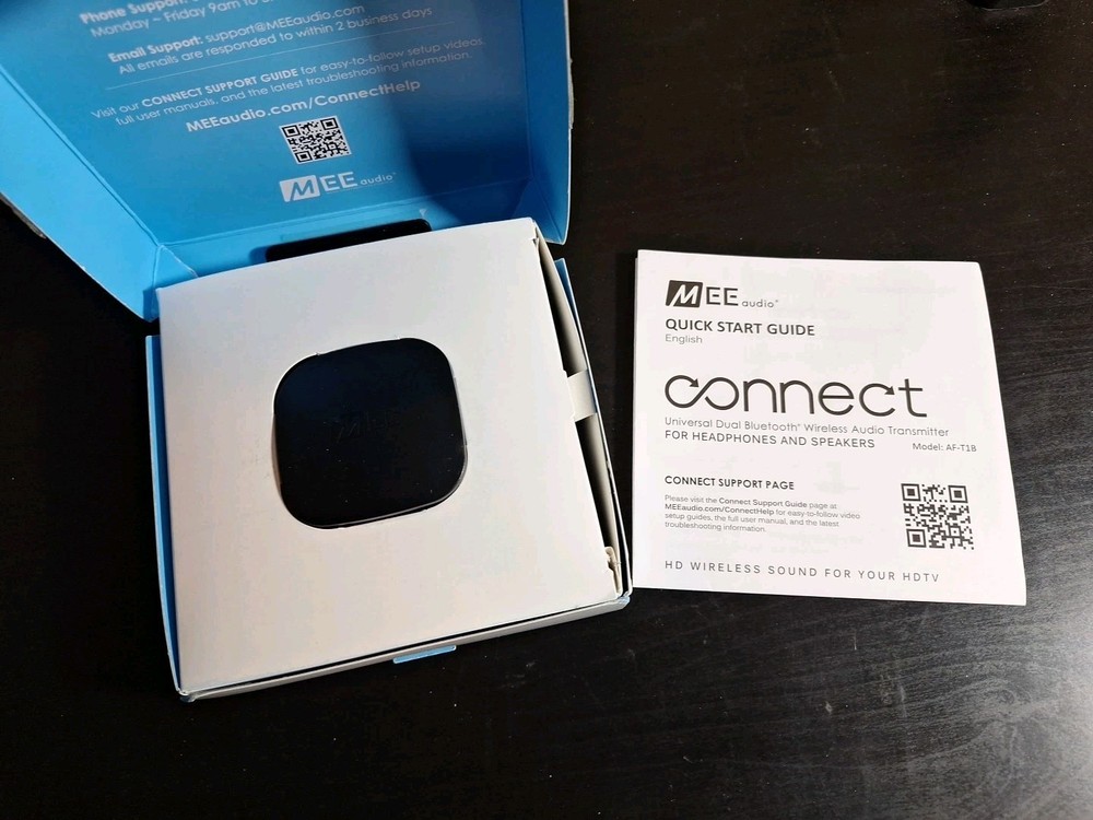 MEE audio Connect Universal Dual-Headphone Bluetooth Wireless Audio Transmitter