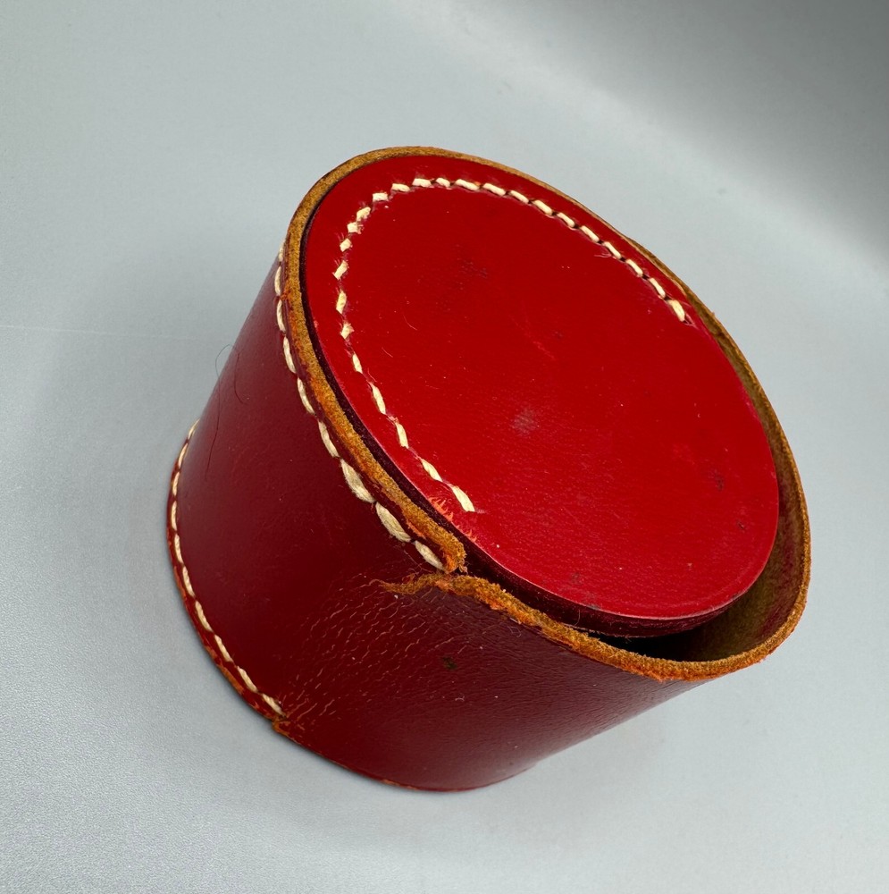Vintage Occupied Germany Collapsible Cup Complete with Leather Case