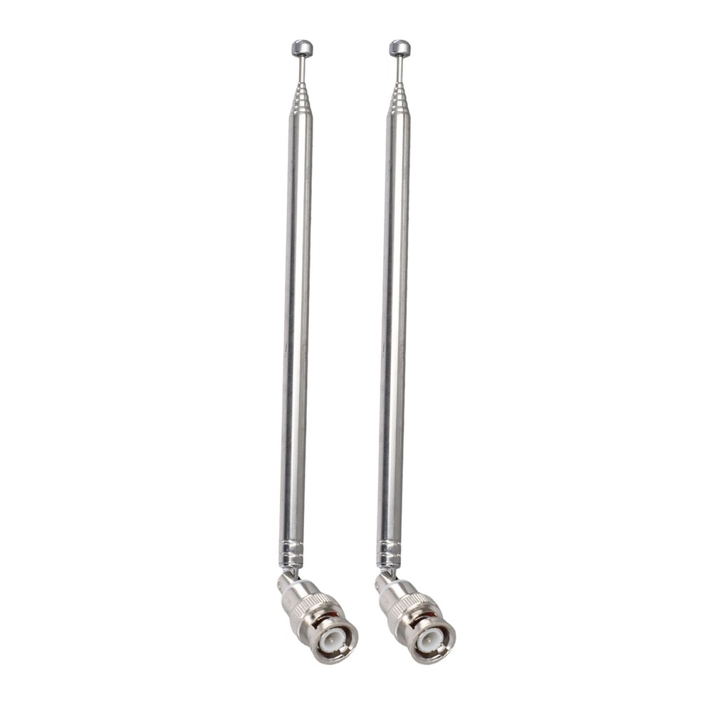 Telescopic Antenna BIN BNC Connector Digital Desktop Fm Frequency Range Handheld