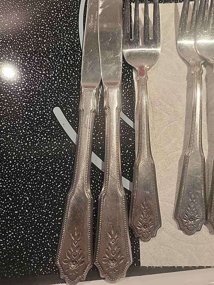 16pc VTG Rogers Stainless KOREA Flatware Replacements