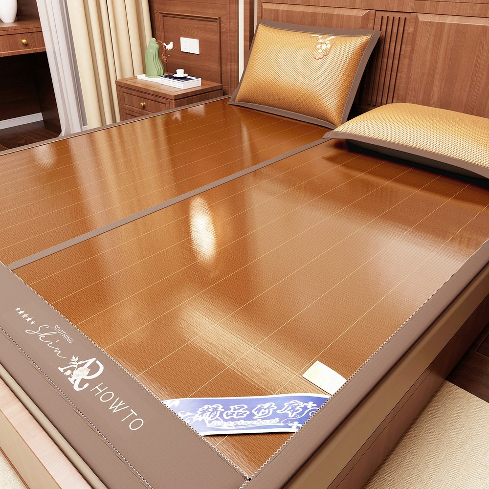 Bamboo Mat Rattan Mat Folding Bed Mat For Summer Cool Feeling 凉席 竹席 藤席 无毛刺
