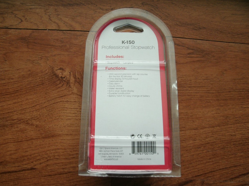 EKHO K-150 Professional Stopwatch, NEW