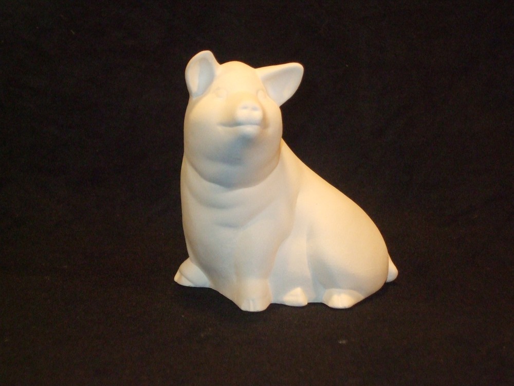 Pig - Ceramic Bisque Ready to Paint