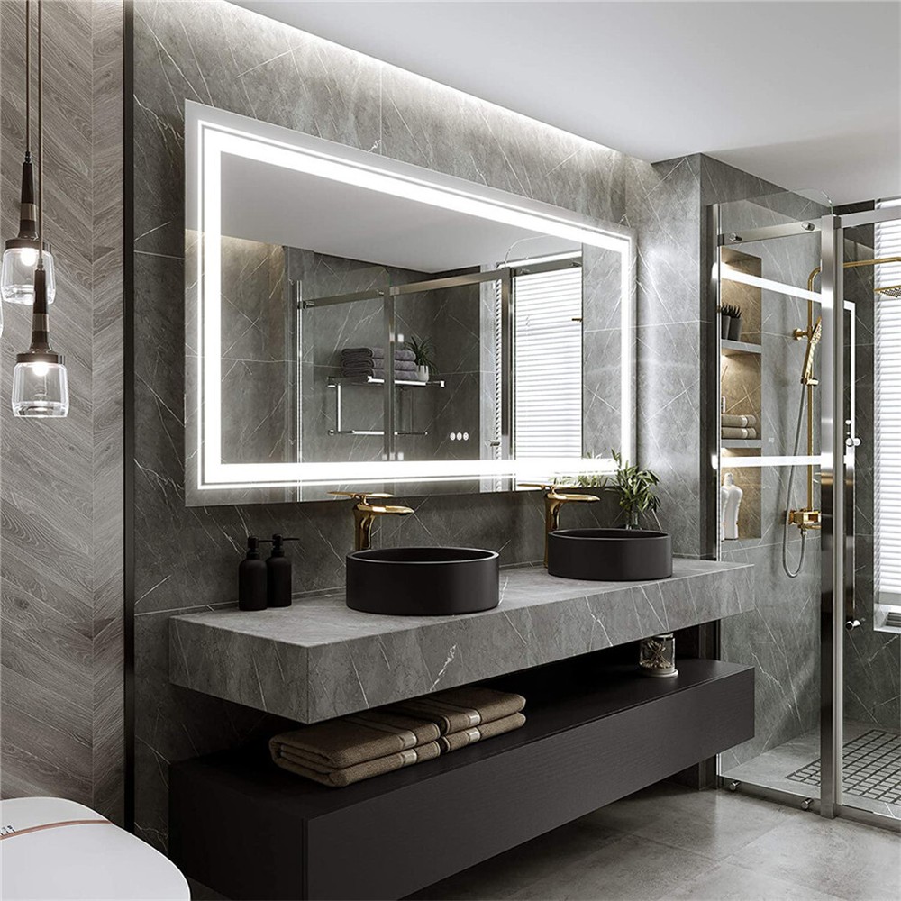 Long Life Power-efficient LED Bathroom Mirror Super Bright Antifog Vanity Mirror