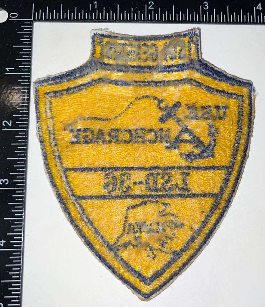 USN US Navy USS Anchorage LSD-36 Patch
