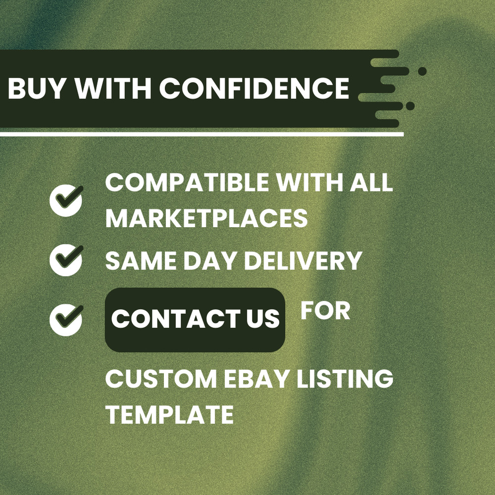 eBay HTML Listing Template |Mobile Responsive | Modern ebay Template Design 2026
