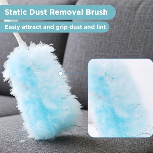 60 Count Duster Refills, 360° Heavy Duty Dusters Kit Disposable Microfibre