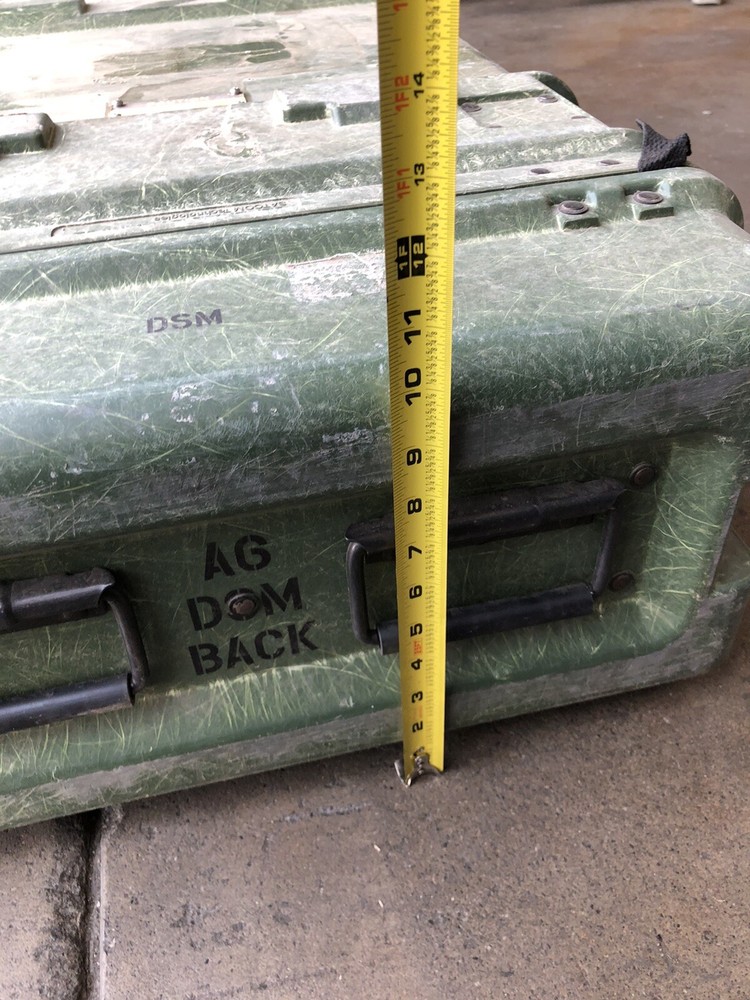 Hardigg Style Rack Mount Case General Dynamics Military Electronics Crate 36.5"