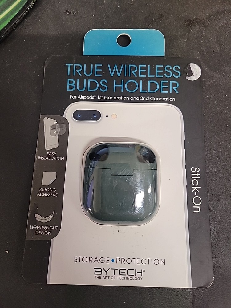 Bytech - True Wireless Buds Holder *Green - Stick-on*