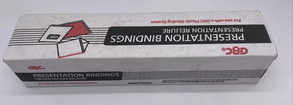 GBC Presentation Bindings Plastic comb bindings Green 100 new in open box