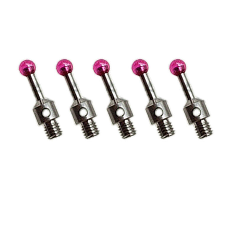 6mm Touch Probe Ruby Styli Ruby Ball M3 Thread Stylus For TESA/Hexagon ROMER CMM
