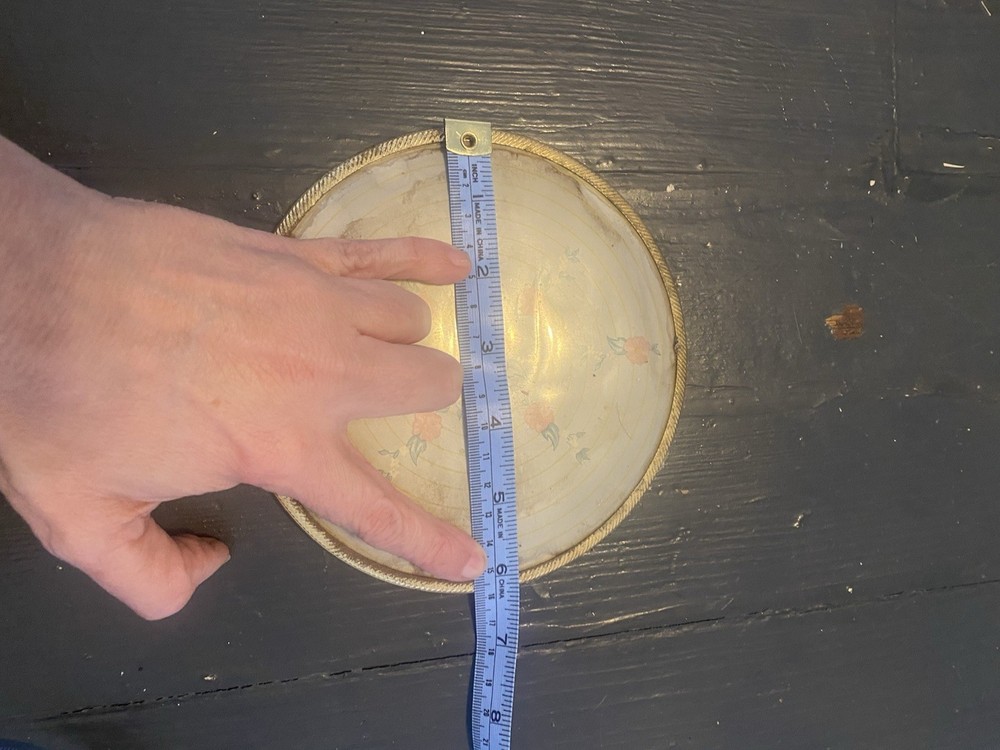 vintage hand-held vanity mirror