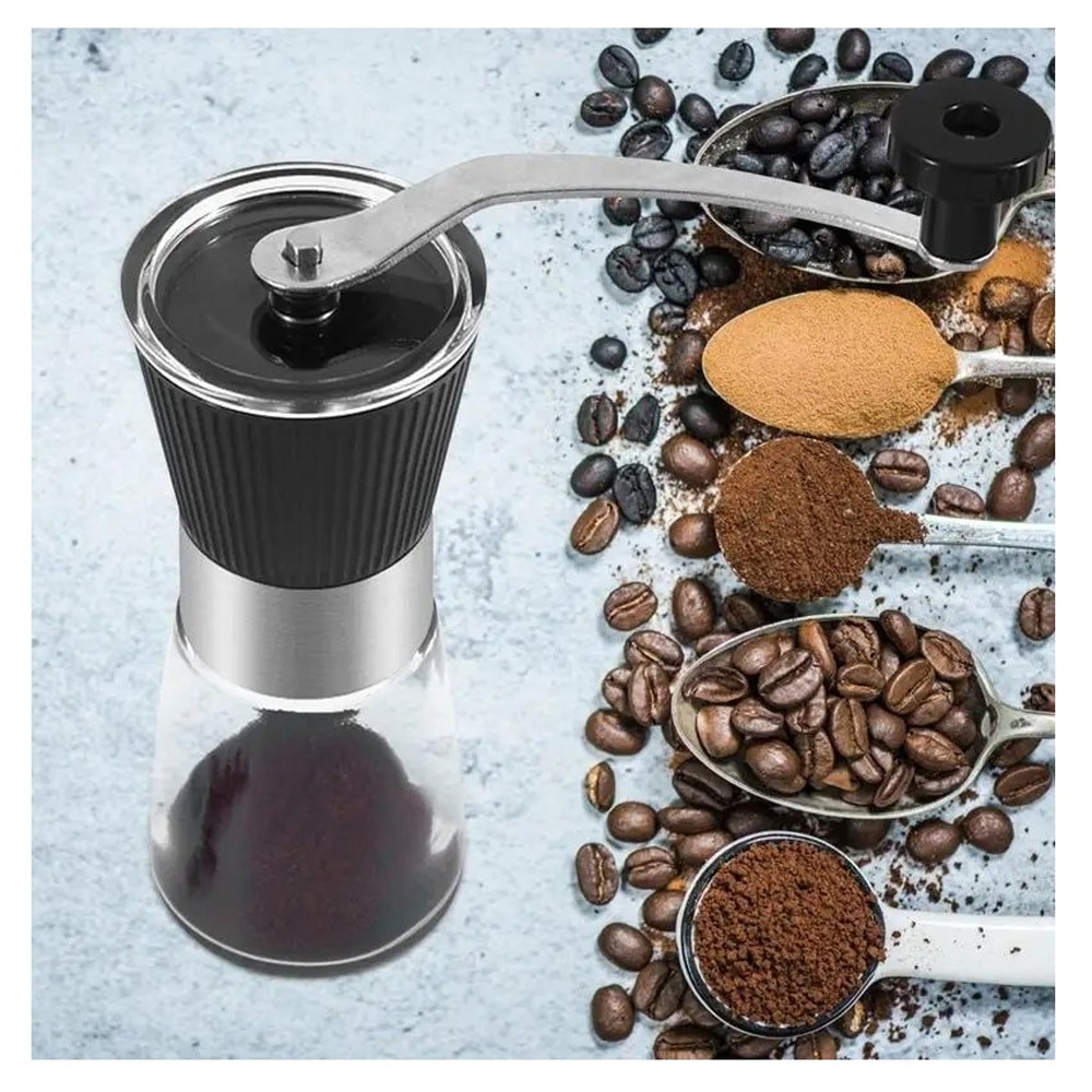 160ML Manual Coffee Grinder Hand Grinder Coffee Mill with Adjustable Conical