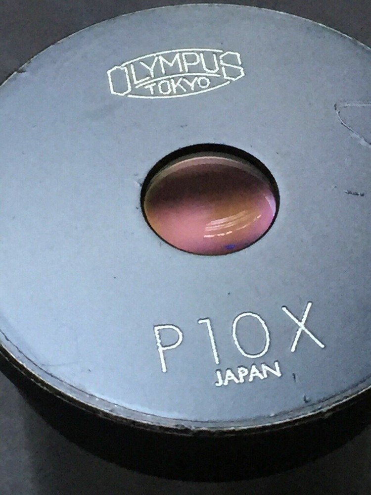 Olympus Microscope Eyepiece P10X Polarizing Strain-Free