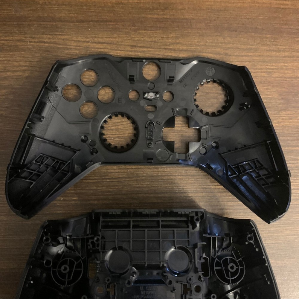 Microsoft Xbox Elite Series 2 Black Controller New Front Faceplate & Back Shell