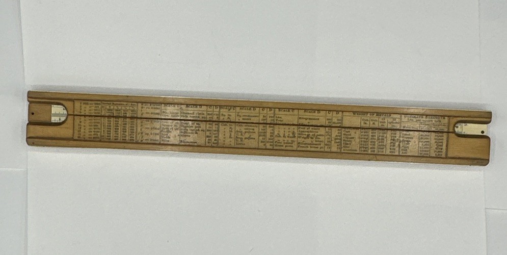 Vtg 6 Piece Engineering & Drafting Tools - Slide Rules, Stencils, Come See!!!