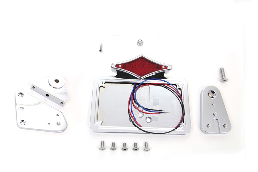 Chrome Tail Lamp Assembly for Harley-Davidson