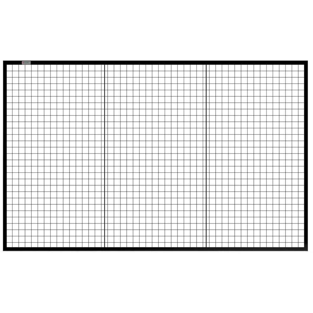 Global Industrial Machine Wire Guard Panel 8'W Black