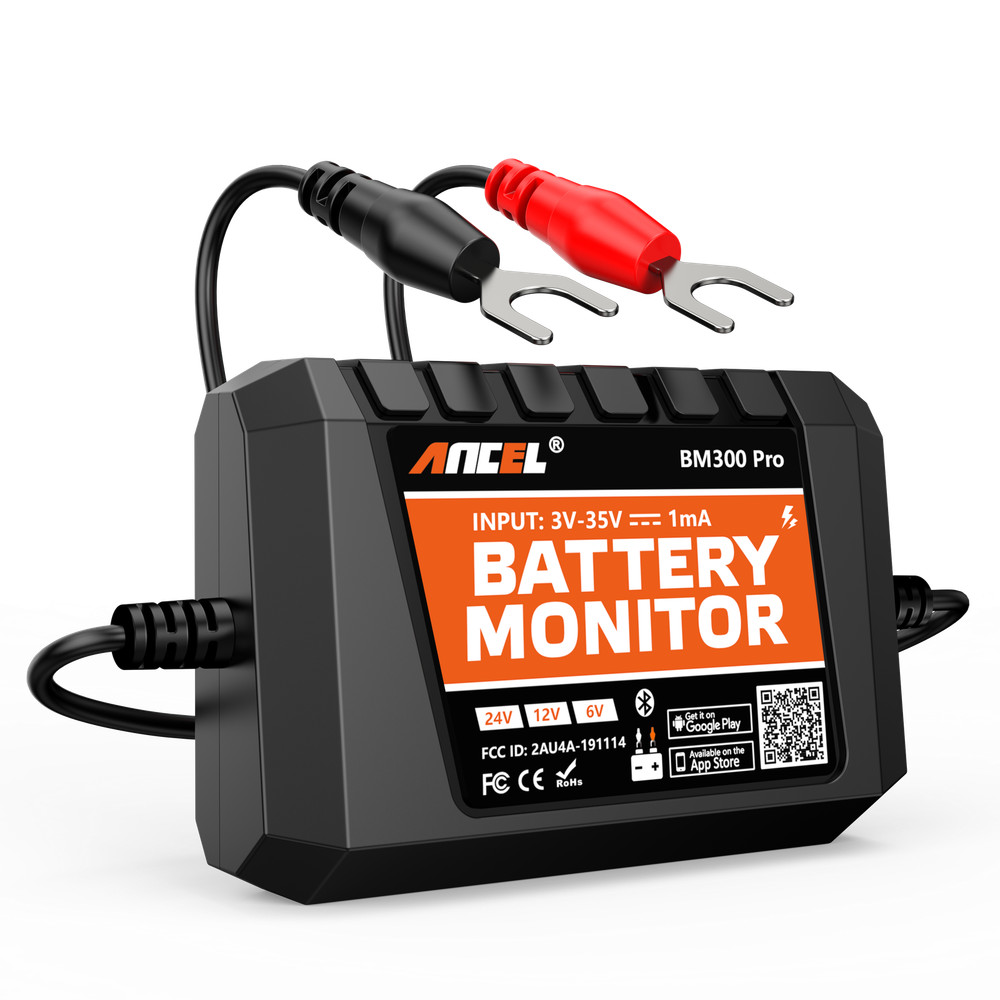 ANCEL 6V 12V 24V Car Battery Tester Charging System Analyzer for Android IOS