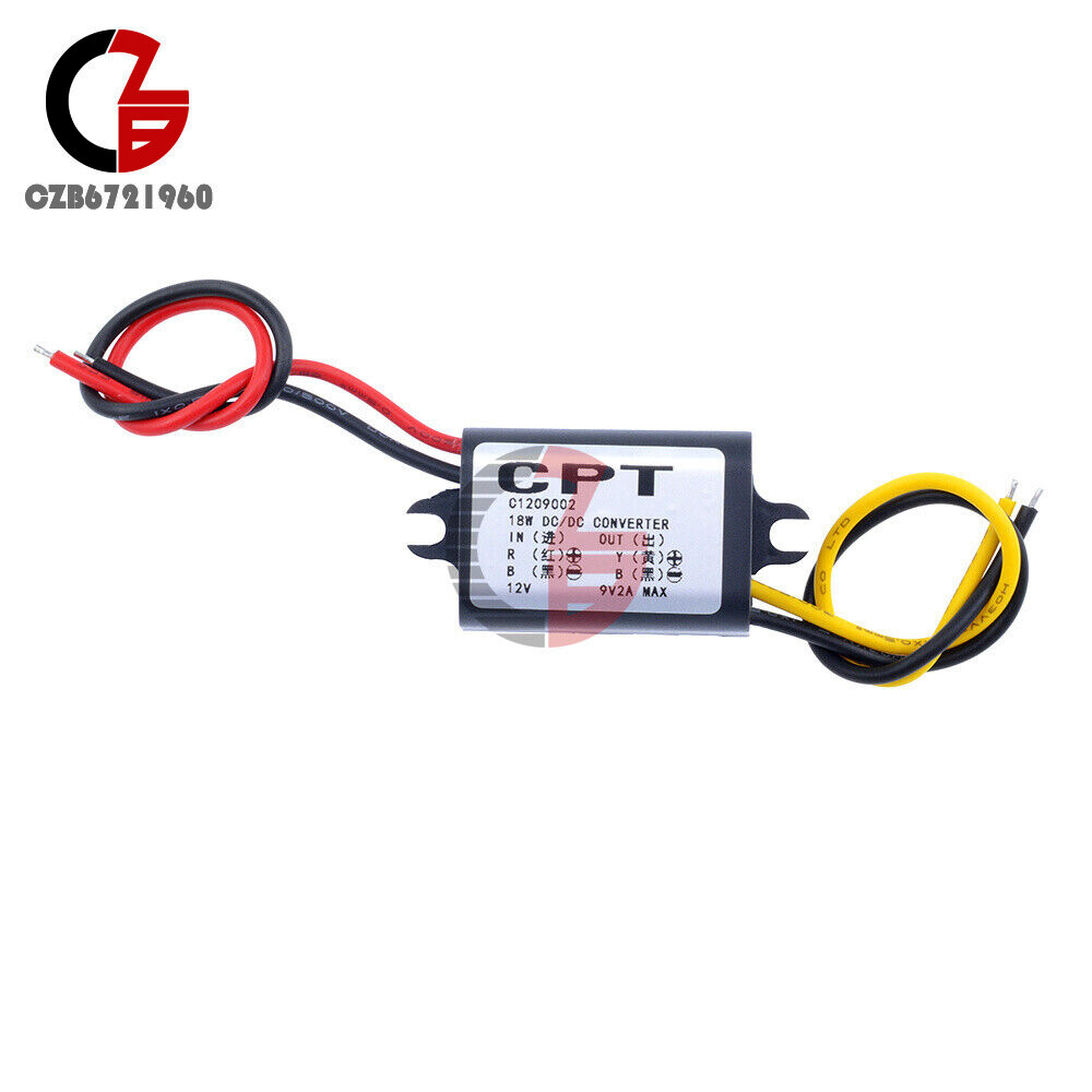 DC-DC 12V to 5V Mini/Micro/A type USB Dual Converter Step Down Power Module New