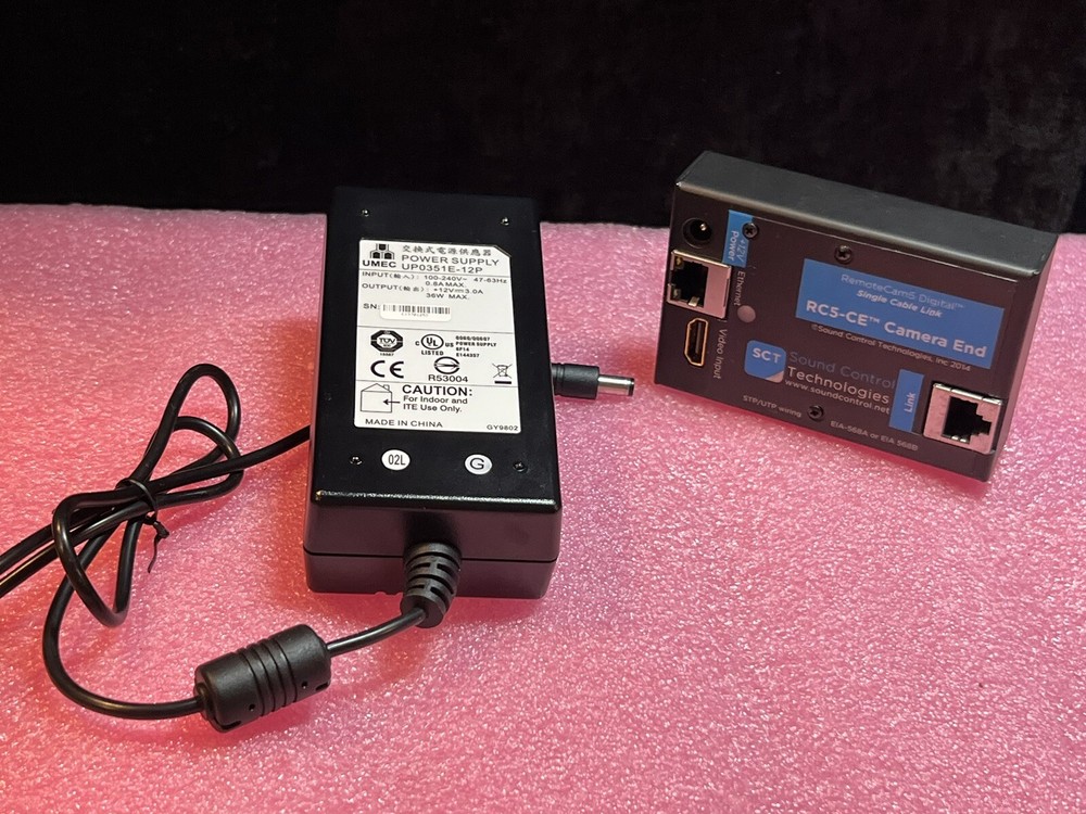 SOUND CONTROL TECHNOLOGIES RC5-CE CAMERA END with RC5-HE HEAD END