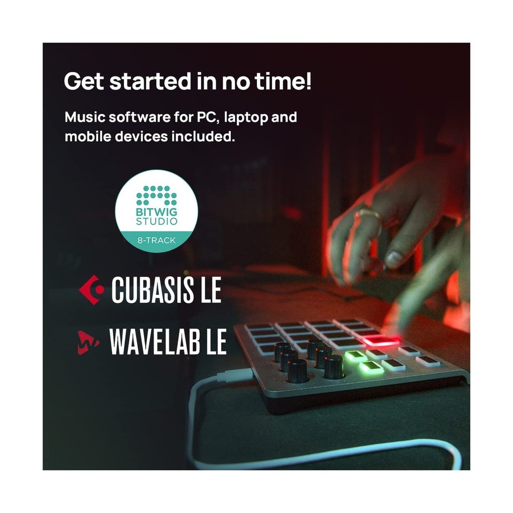 Xkey 25 USB + Xjam USB | Mobile MIDI Keyboard + Controller Pack | Ultra-thin,...