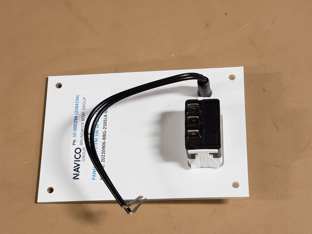 SEA RAY BOATS SUBMERSIBLE PLATFORM PANEL WITH SWITCH AND LIGHT