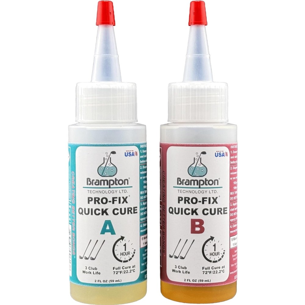 Brampton PRO-FIX Quick Cure Golf Epoxy, 5-Min Work Life, 1 Hour Full Cure, Ex...