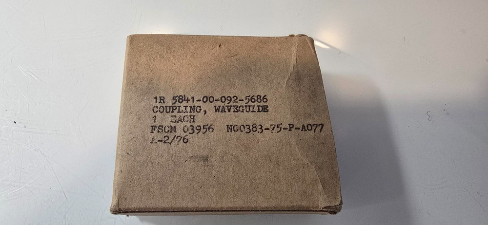 LOCKHEED MARTIN COUPLING WAVEGUIDE 605326 5841-00-092-5686
