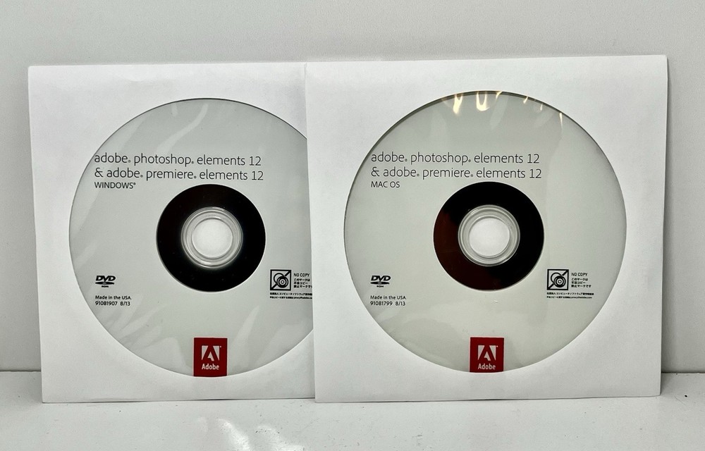 Adobe Photoshop Elements and Premiere Elements 12 - MAC / PC (bundle package)#B7