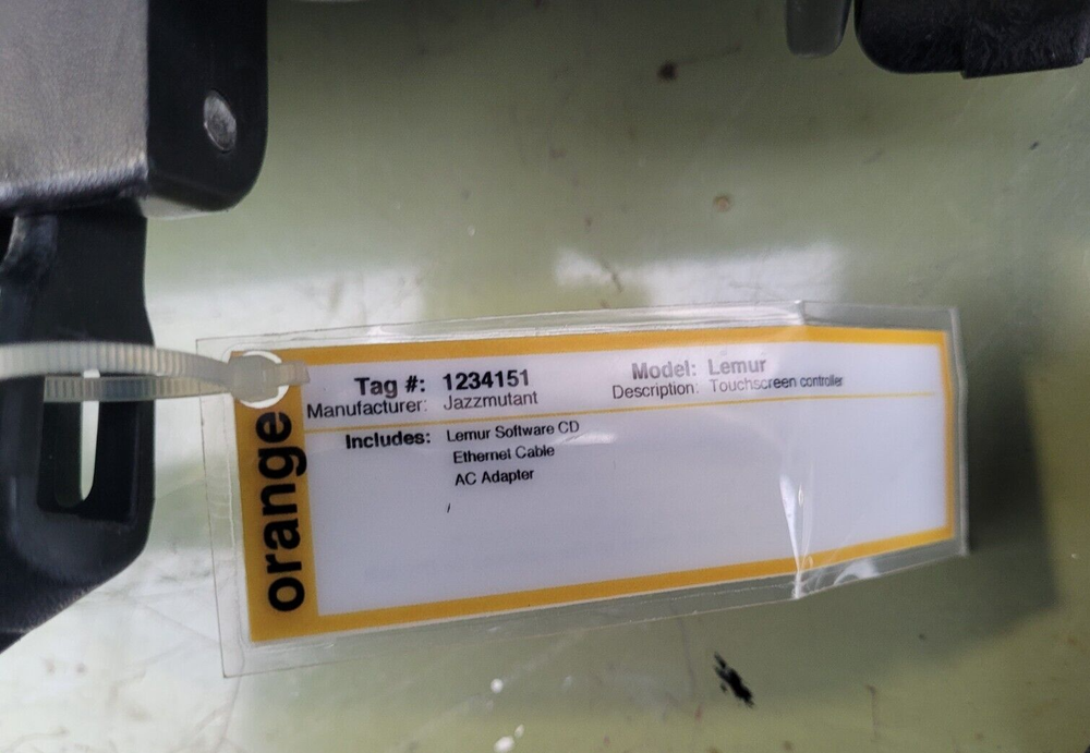 JazzMutant Lemur Touch Control Surface midi/osc controller Cables Pelican Case