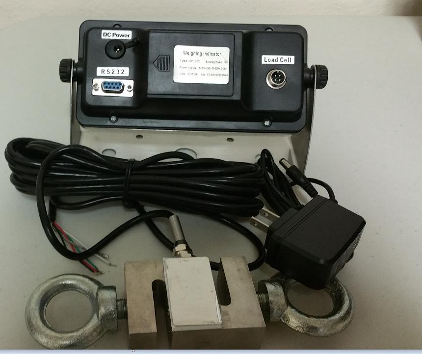 Tension/ Compression Scale 5000 X 1 lb S Type & Digital Indicator, Calibrated