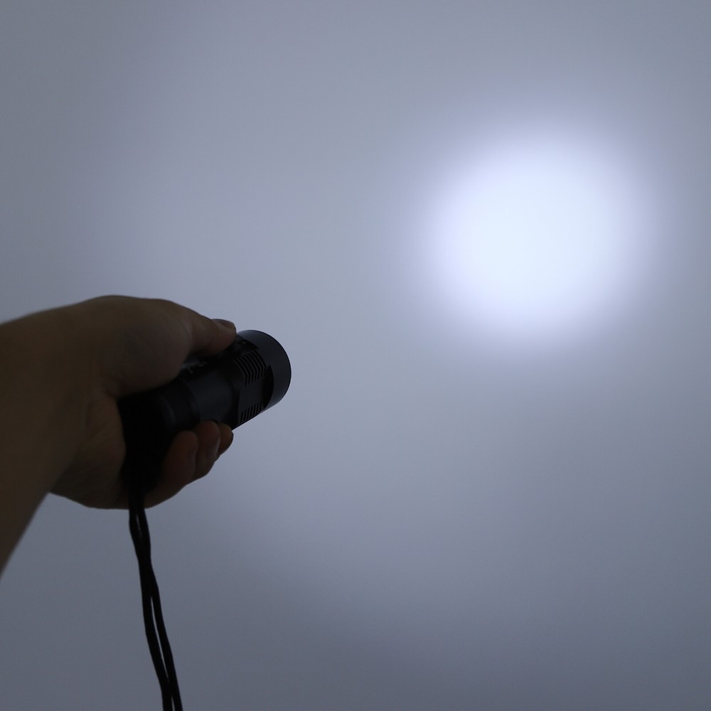 Submersible Flashlight, LED Dive Light, Waterproof Compact Bright Diving Torch
