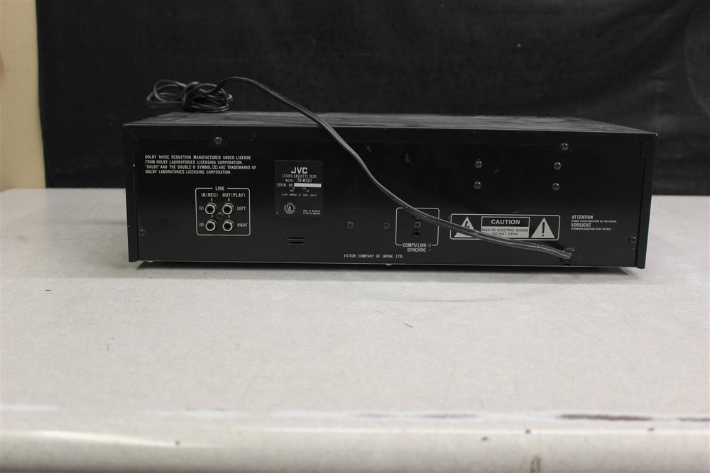 JVC TD-W301 Stereo Double Cassette Deck