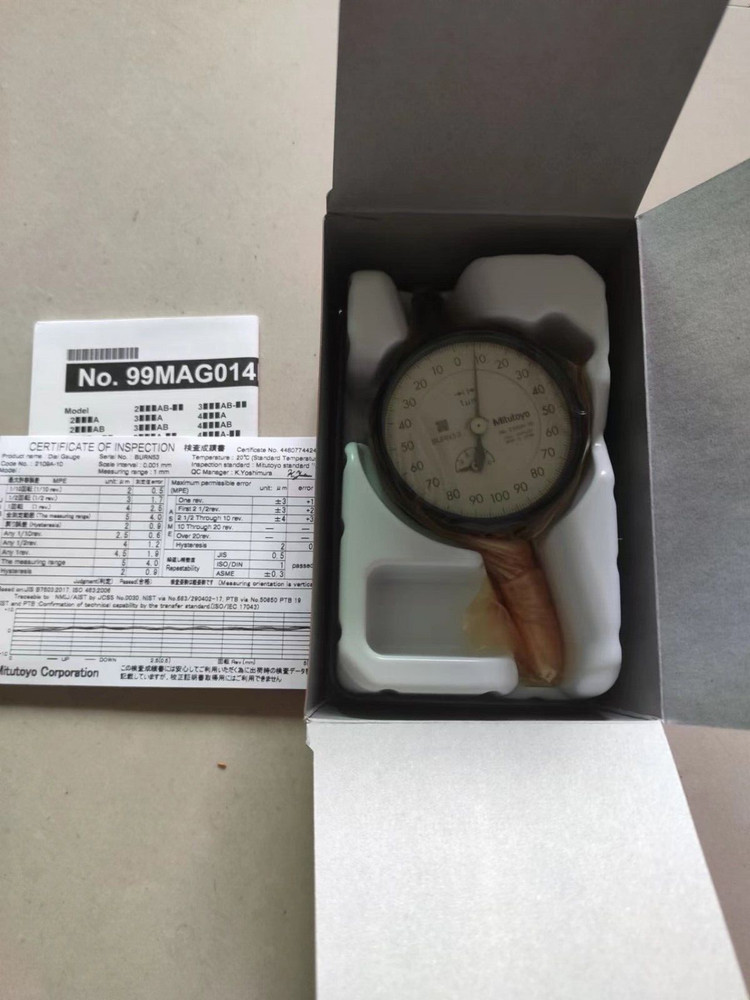 1 PCS 2109A-10 Replace 2109S-10 Micron Dial Indicator 0-1Mm 0.001