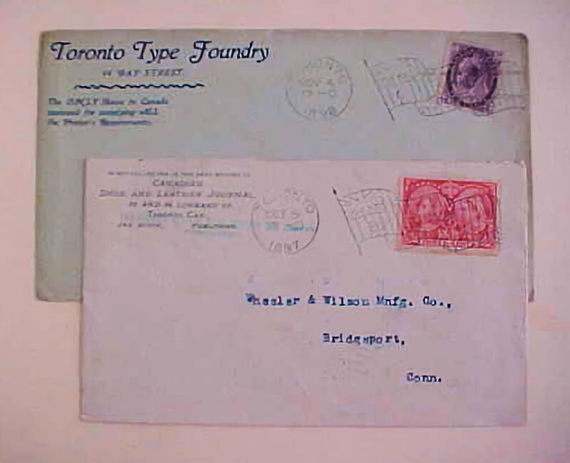 CANADA FLAG CANCEL TORONTO B,C