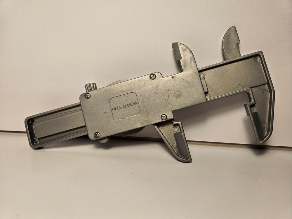 My Workshop Plastic Dial Caliper Silver Red 0.02mm Shock Proof Measuring Tool