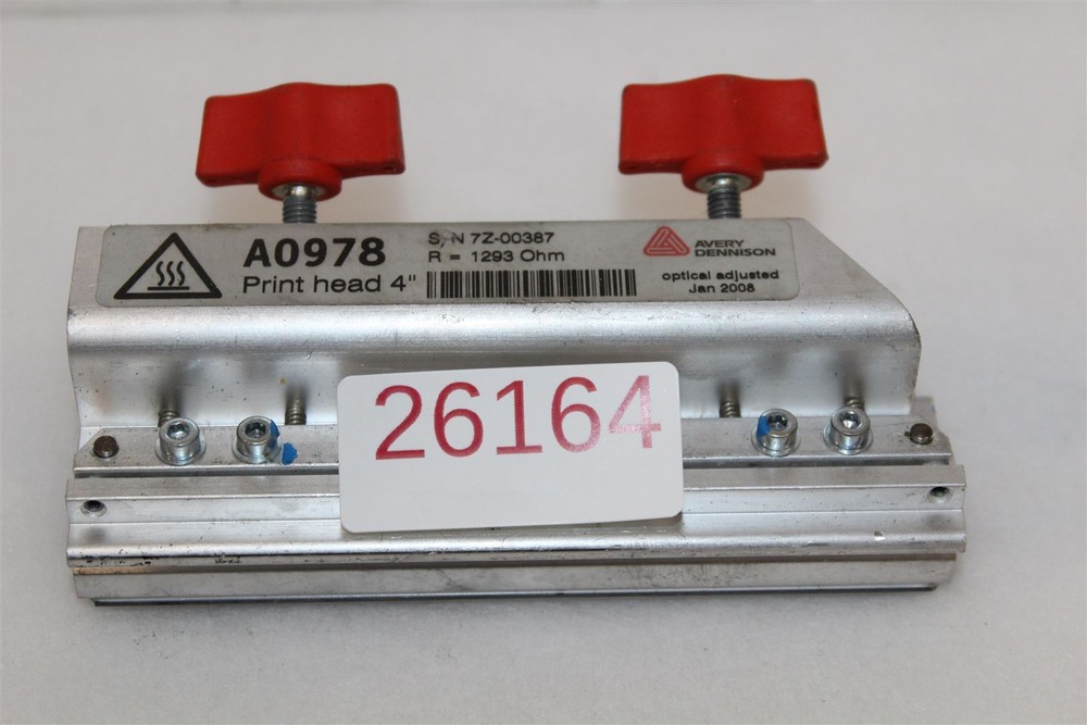 Avery Dennison A0978 Print Head 4 THERMAL PRINT HEAD