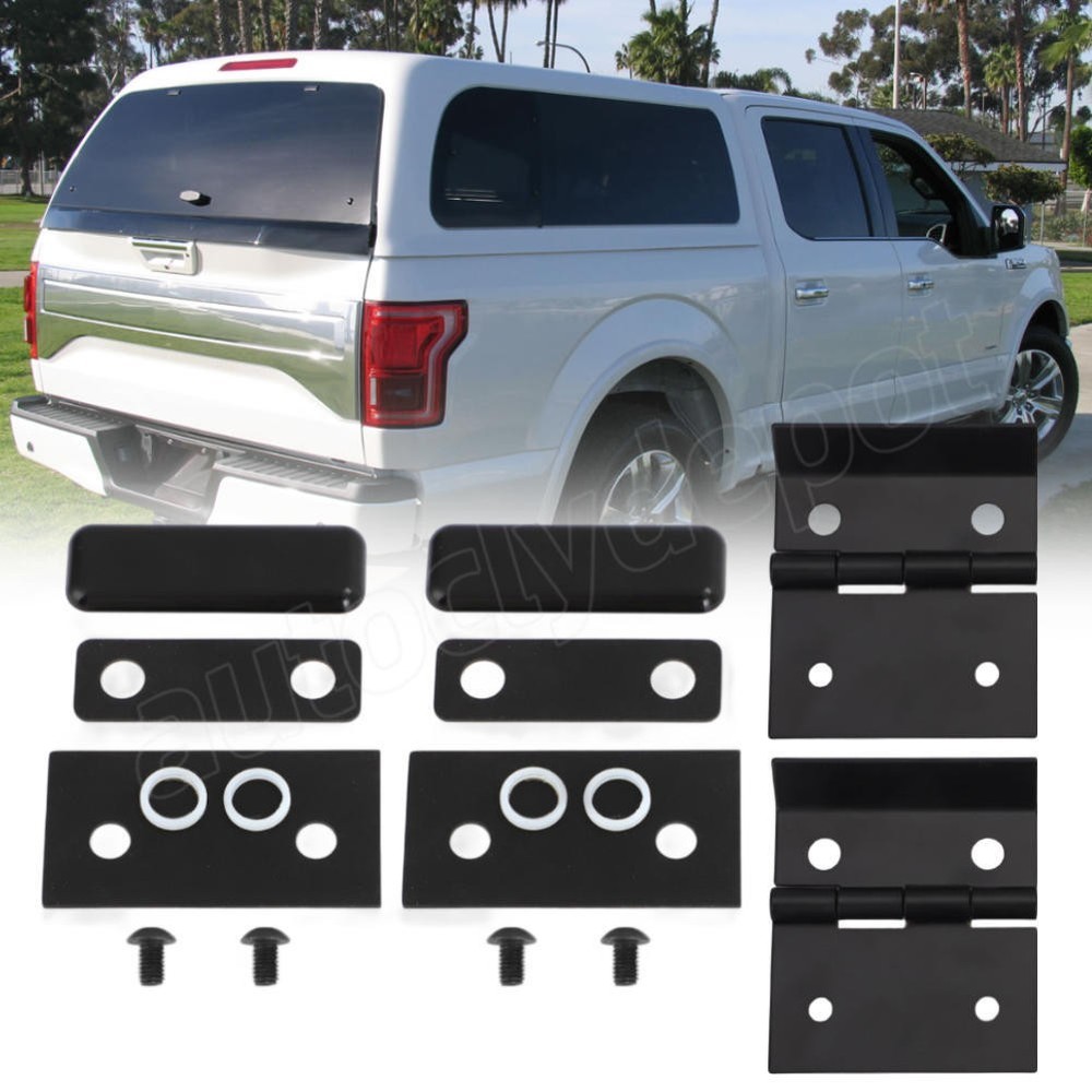 For Snugtop Camper Shell Nut Plates Hinges Repair Kit All Glass Rear Doors 16pcs